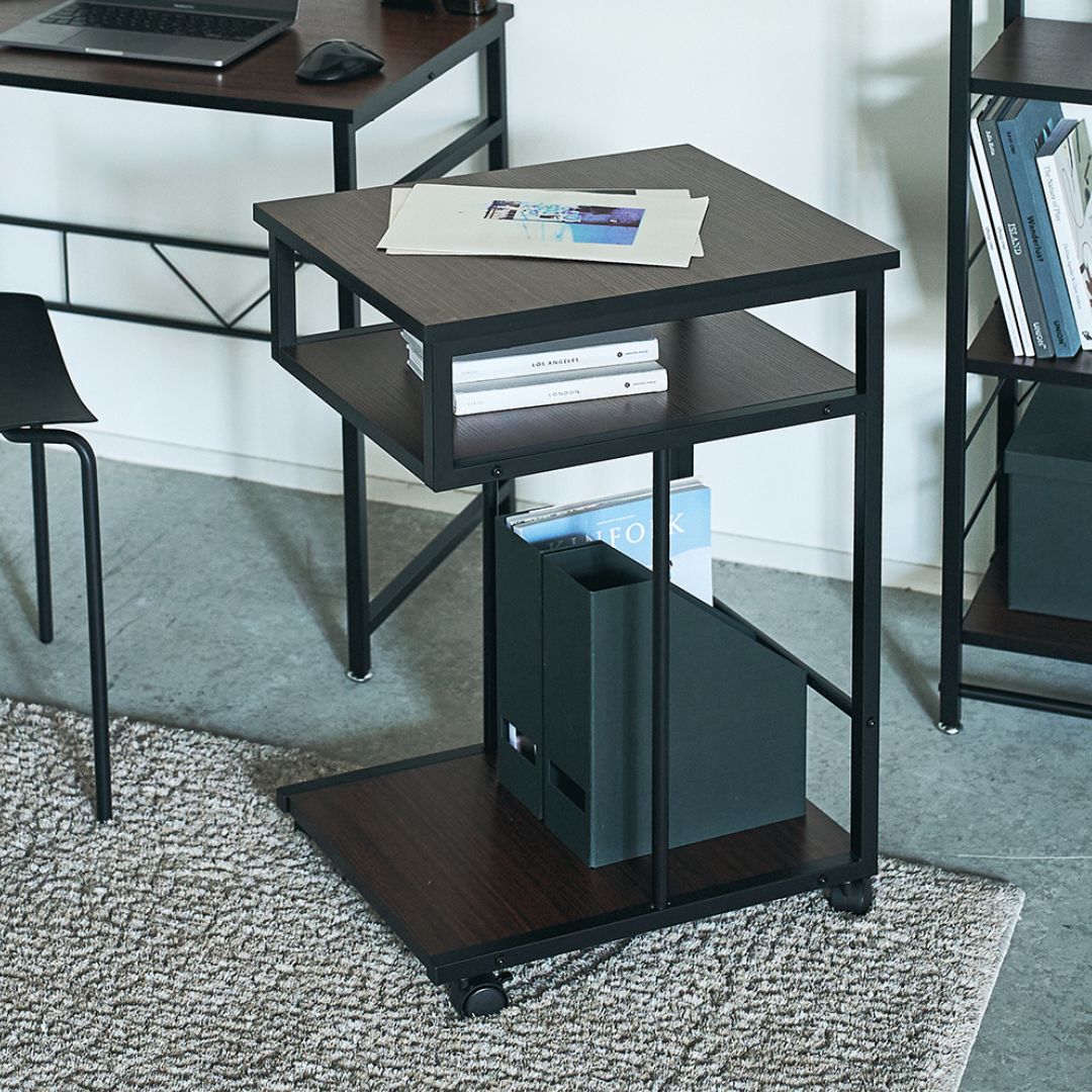 【asphalt】 STORK SIDE-TABLE キャスターテーブル storkサイドワゴン STW-5SW｜キャスター付き 引き出し収納 デスク横