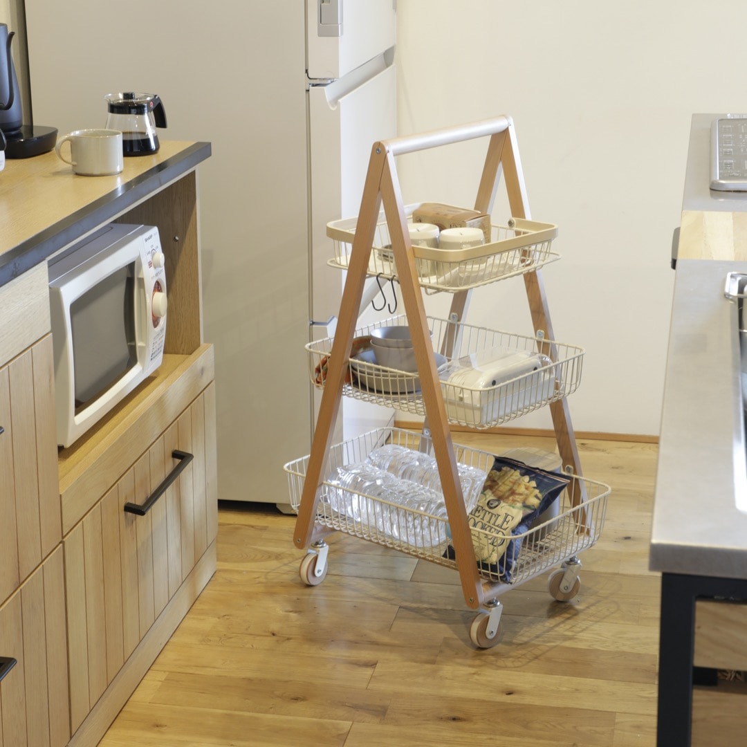 LIV / リヴ キャリーバスケットワゴン M