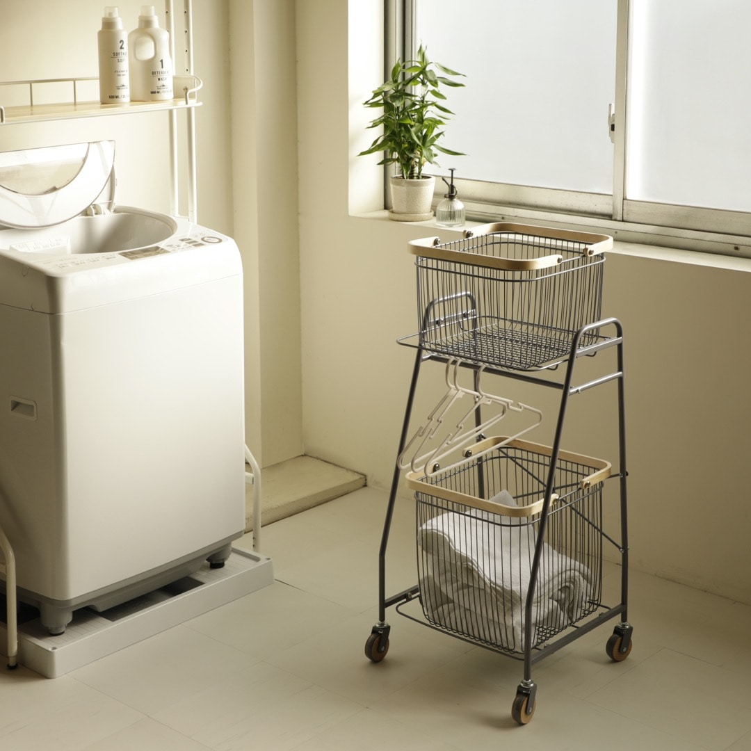 LIV / リヴ キャリーバスケットワゴン S