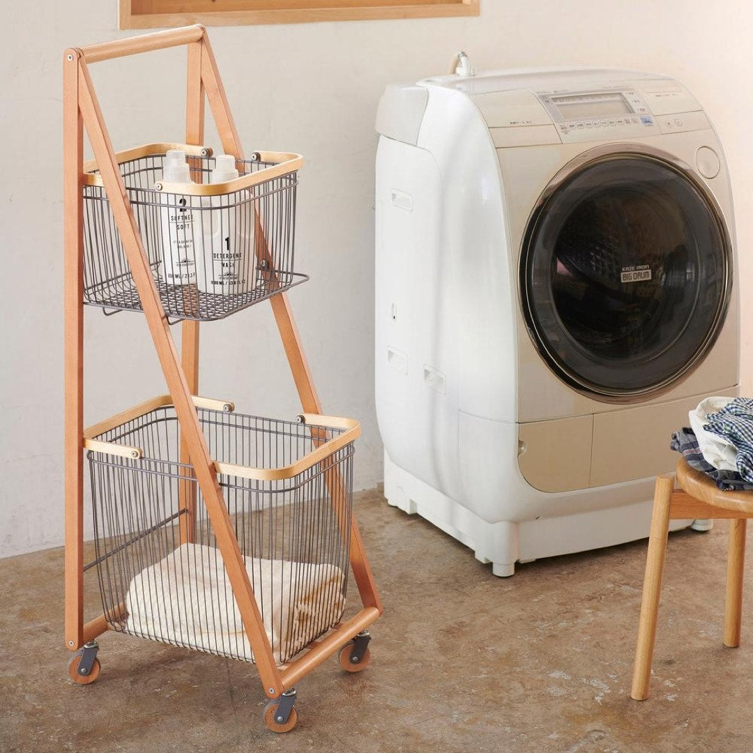 LIV / リヴ キャリーバスケットワゴン L